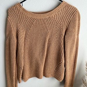 H&M Chunky Rib Knit Crop Sweater
